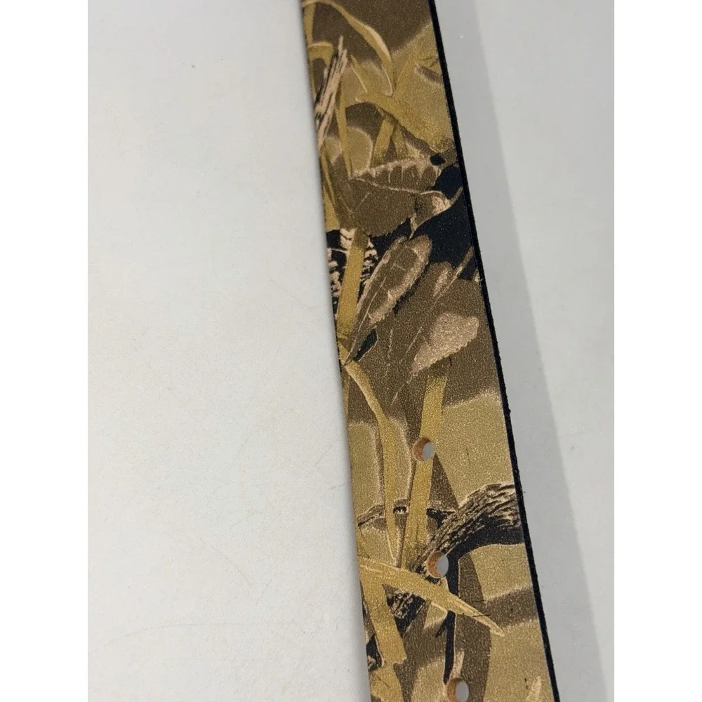 Bill Jordan Advantage Wetlands Camo Hunting Belt Royden Leather USA 38